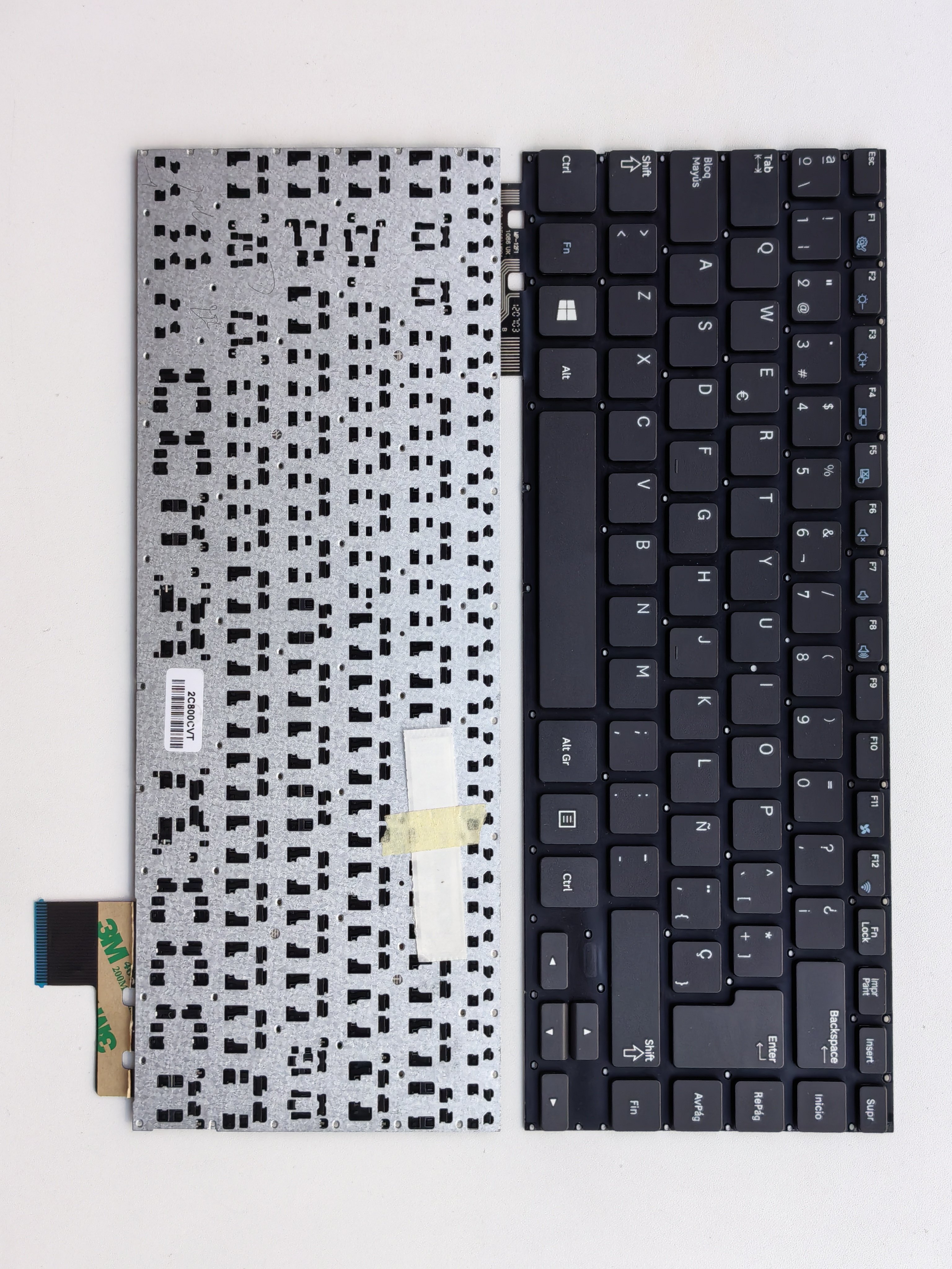 Picture of New Replacement Laptop Keyboard For SAMSUNG 530U4B/532U4B/520U4X/530U4C/535U4C BLACK SP Layout
